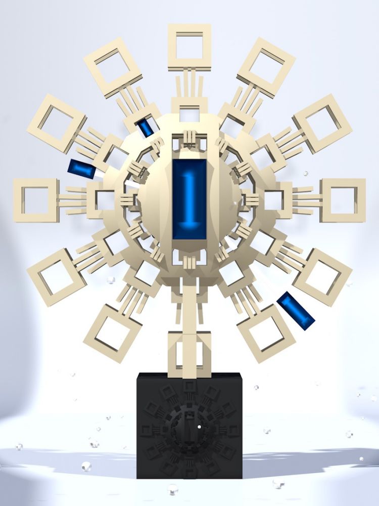 OZ.ARBRES 'HAZEL XI' HORLOGE