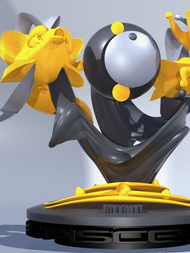 OZ.ANIMAUX PISCES HORLOGE poison