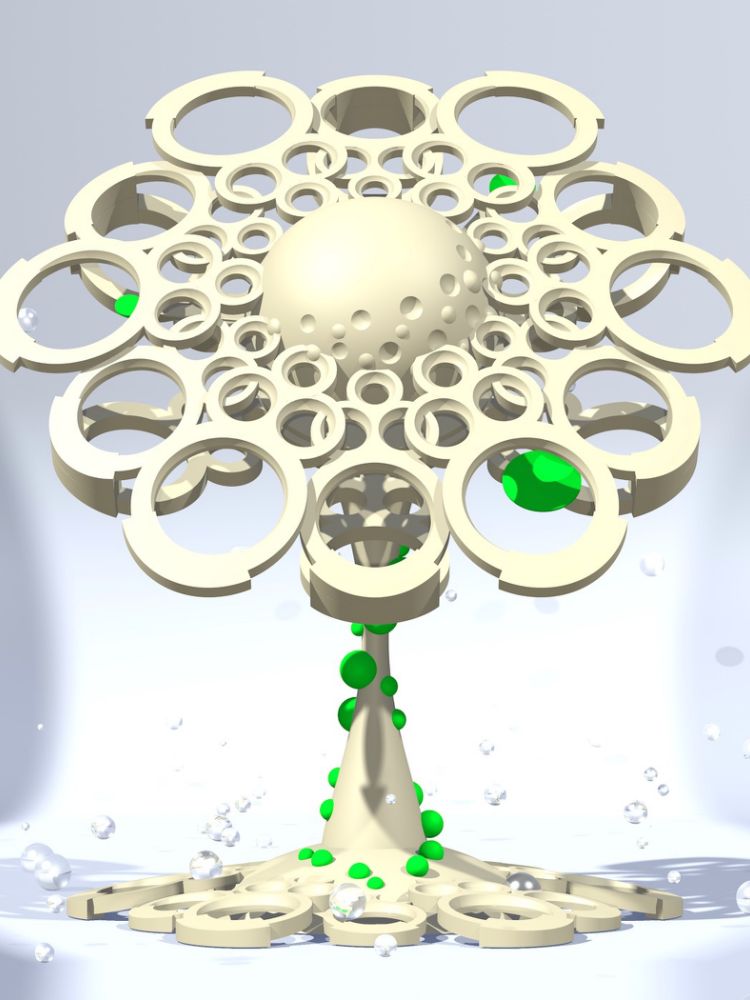 OZ.ARBRES 'HAZEL I' HORLOGE